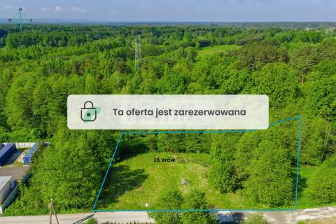 Piękna działka budowlana przy granicy z Głogowem