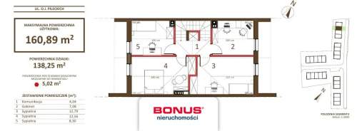 155,87 m2 zabudowa szeregowa Słocina