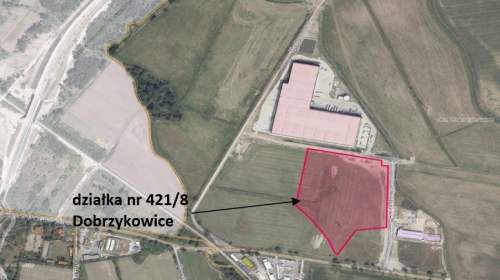 Działka inwestycyjna na sprzedaż, 42106 m2, Dobrzykowice