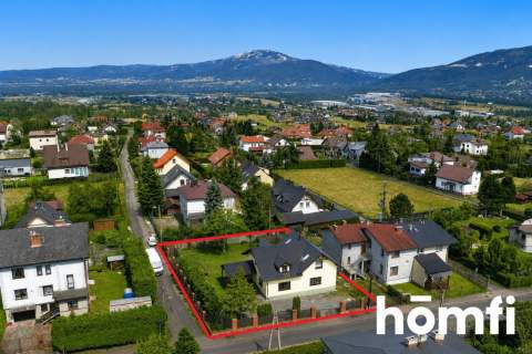 Dom w Wilkowicach ogród widok na góry 160 m2