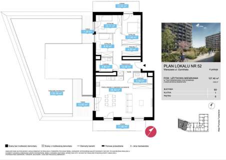 Komfortowy Apartament z Przestronnym Tarasem, Wola
