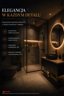 Loft z antresolą 5 m wysokości Ogródek 10,64 m2