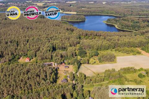 1,5 ha Bory Tucholskie Dom całoroczny 2 domki 