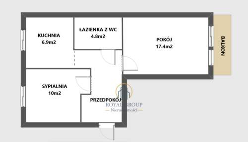 Dwa pokoje, drugie piętro, Wieniawa