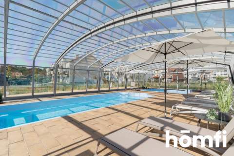 Apartament nad morzem z basenem, 49,3 M , 2 pokoje