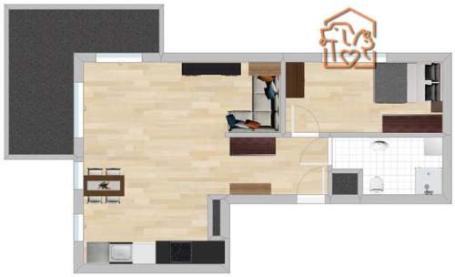 Rozkładowe 2 pokoje z mp , pet-friendly - Zeusa 65