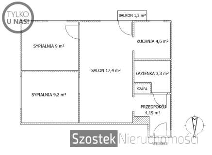 M. w ładnym bloku na pełnym zieleni Rakowie