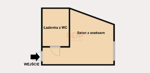 Kawalerka w pięknej kamienicy w samym centrum Łodzi