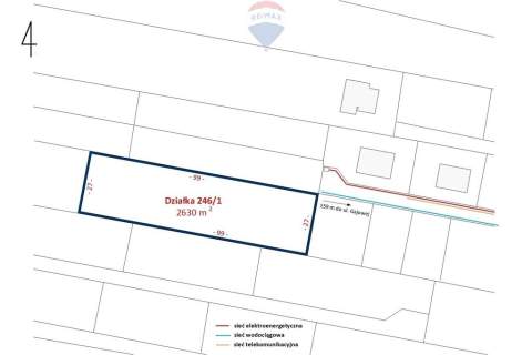 Działka budowlana 2630m2 z lasem