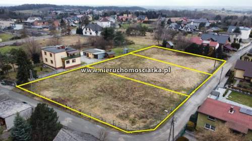 Działka budowlana 9 arów Pogrzebień ul. Nowa