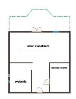 Apartament z widokiem na góry