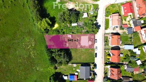 Działka budowlana 945m Olsztynek z projektem domu
