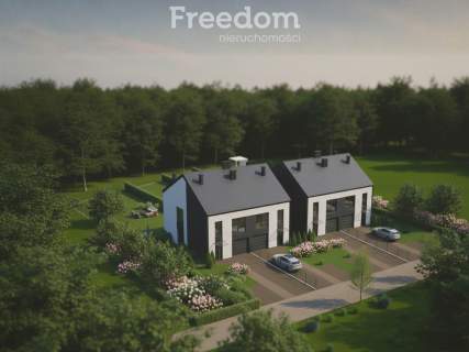 Bliźniak 121 m2 na działce 399,07 m2 - Kokoszki