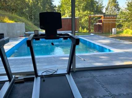 Dom w Prywatnym Resorcie z basenem na Kaszubach 