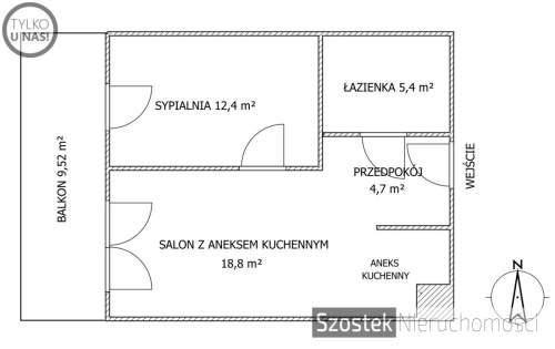 Nowe mieszkanie przy ul. Łódzkiej z MP w garażu