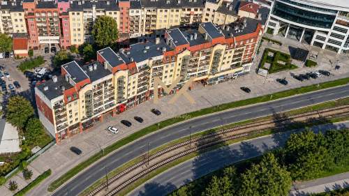Lokal przy Drobnera Parter, witryna, gastro/sklep, parking