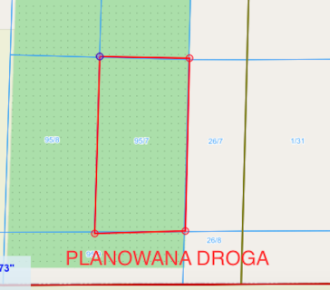 Działka budowlana 800m2, Zielna, Ostrów Wielkopolski