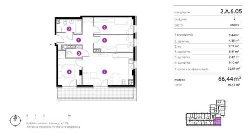 Apartament 4 pokojowy na Siedlcach