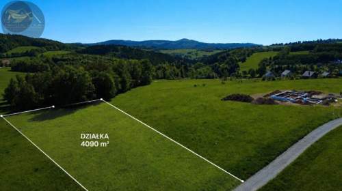Działka 4090 m2 z warunkami zabudowy - Boreczna