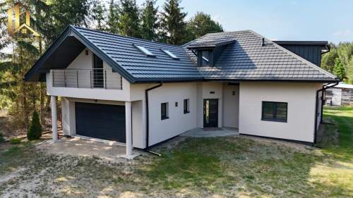 Nowoczesny dom z antresolą 200 m działka 3000 m