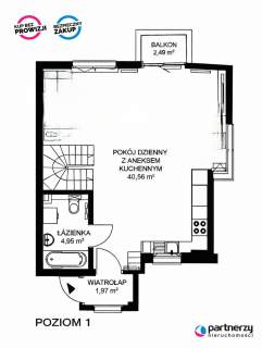Nadmorski apartament, widok na morze, dwupoziomowy