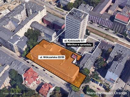 Kompleks budynków w centrum Łodzi
