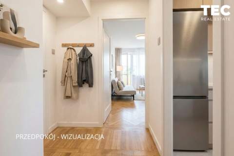 Centrum PKiN za oknem 2 pokoje Balkon Inwestycja