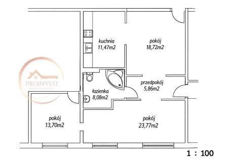 Apartament z potecjalem,loggia,rolety Szwederowo