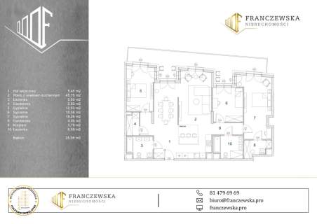 Przestronny apartament w centrum miasta