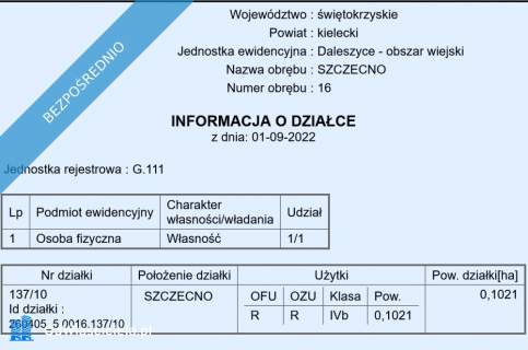 25 km od Kielc, uzbrojona, w otoczeniu lasów