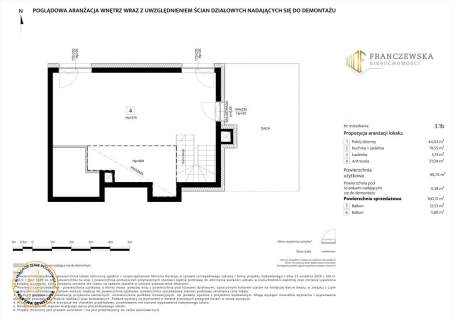 3/4 pokojowe mieszkanie z tarasem Węglinek