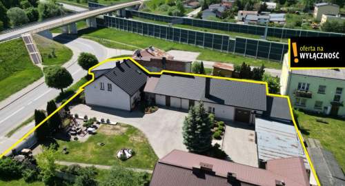 Dwa domy budynek gospodarczy 1220 m działki