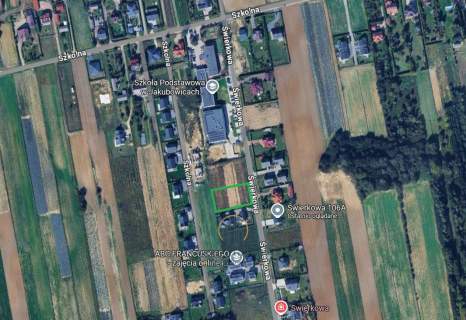Działka 18a przy Szkole z Pozwoleniem na Budowę