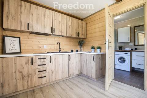 Dom drewniany 70m2 7ar widok na las   Radawa