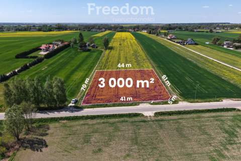 Działka 3000 m z pozwoleniem, Radawiec Duży