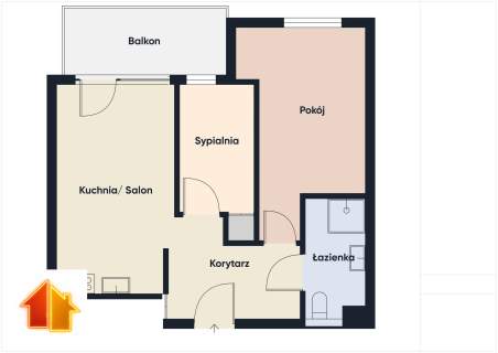Nowe 3 pokoje z balkonem Wykończone pod klucz Miejsce postojowe...
