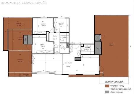 Miasteczko Wilanów, Penthouse 186 m2, 4 pok,2009 r