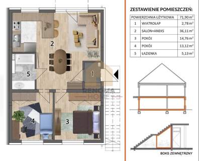 Mieszkanie z Ogródkiem 115 m2 plus 2 Miejsca Post.