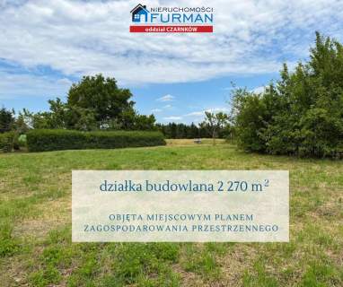 Działka budowlana na sprzedaż, 2270 m2, Lubasz