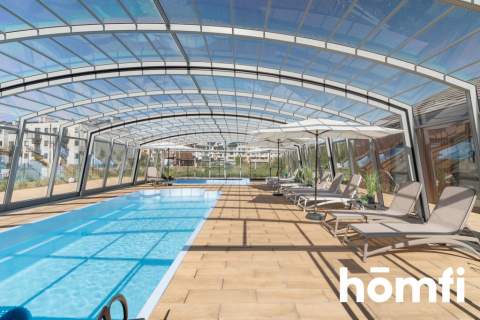 Apartament nad morzem z basenem, 49,3 M , 2 pokoje