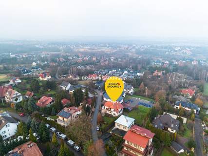 Dom za wzgórzu, widok na Kraków, 4 sypialnie