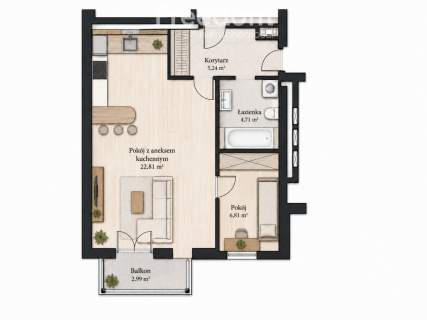 Górczyńska 20 2 pokoje balkon garaż