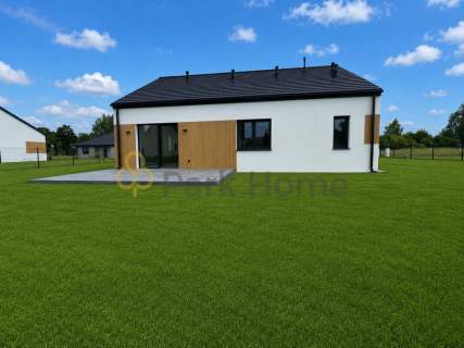 Nowoczesny dom parterowy z garażem Gronów 115,
