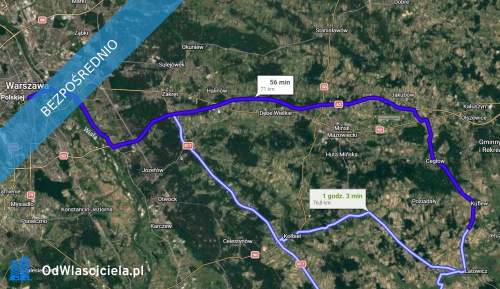 Kwadratowa działka ponad 3000 m z WZ, przestrzeń, cisza i in