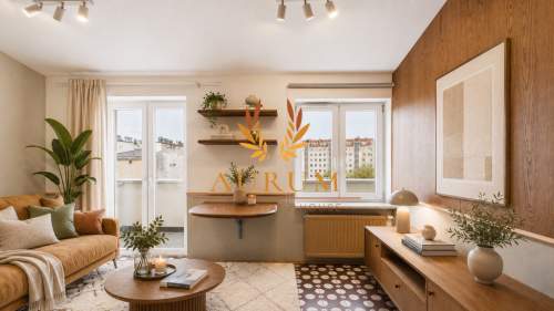 Nowe 2 pokoje SOHO I balkon na długość mieszkania