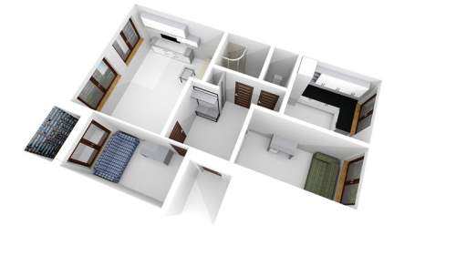 Popowicka/drzwi otwarte/57 mkw./rozkład/balkon