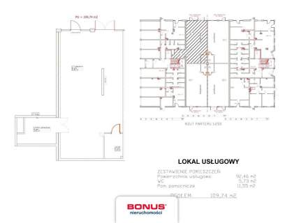 Lokal użytkowy na sprzedaż, 109,74 m2, Świnoujście