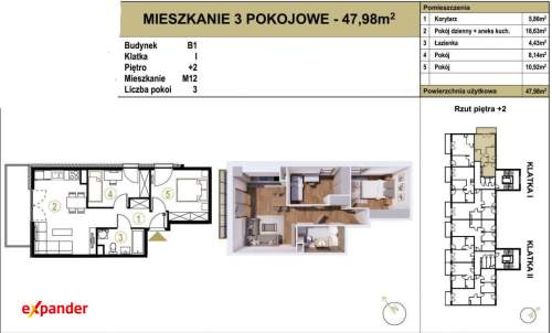 3 pokoje - 25 min do Krakowa
