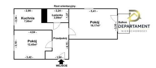 2 pokoje z balkonem Wyremontowane Przy parku