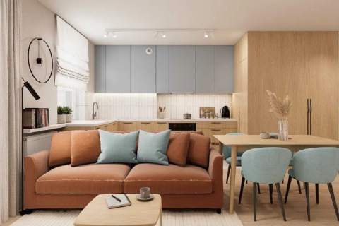 Nowoczesne 3-pokoje z dużym balkonem, 48.50m2, Os.Tyniec